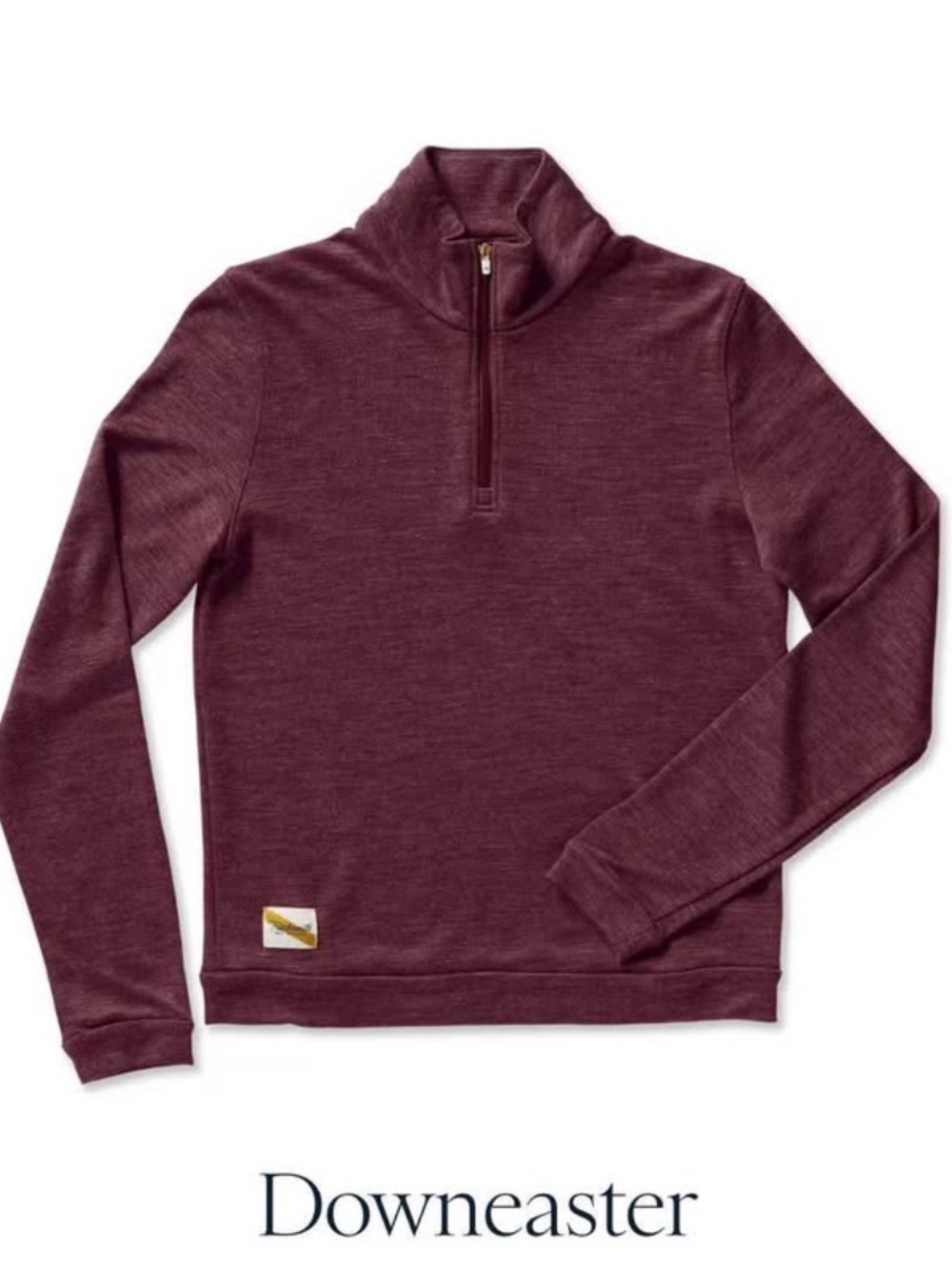 Tracksmith Long-Sleeve Half-Zip Pullover - Burgundy